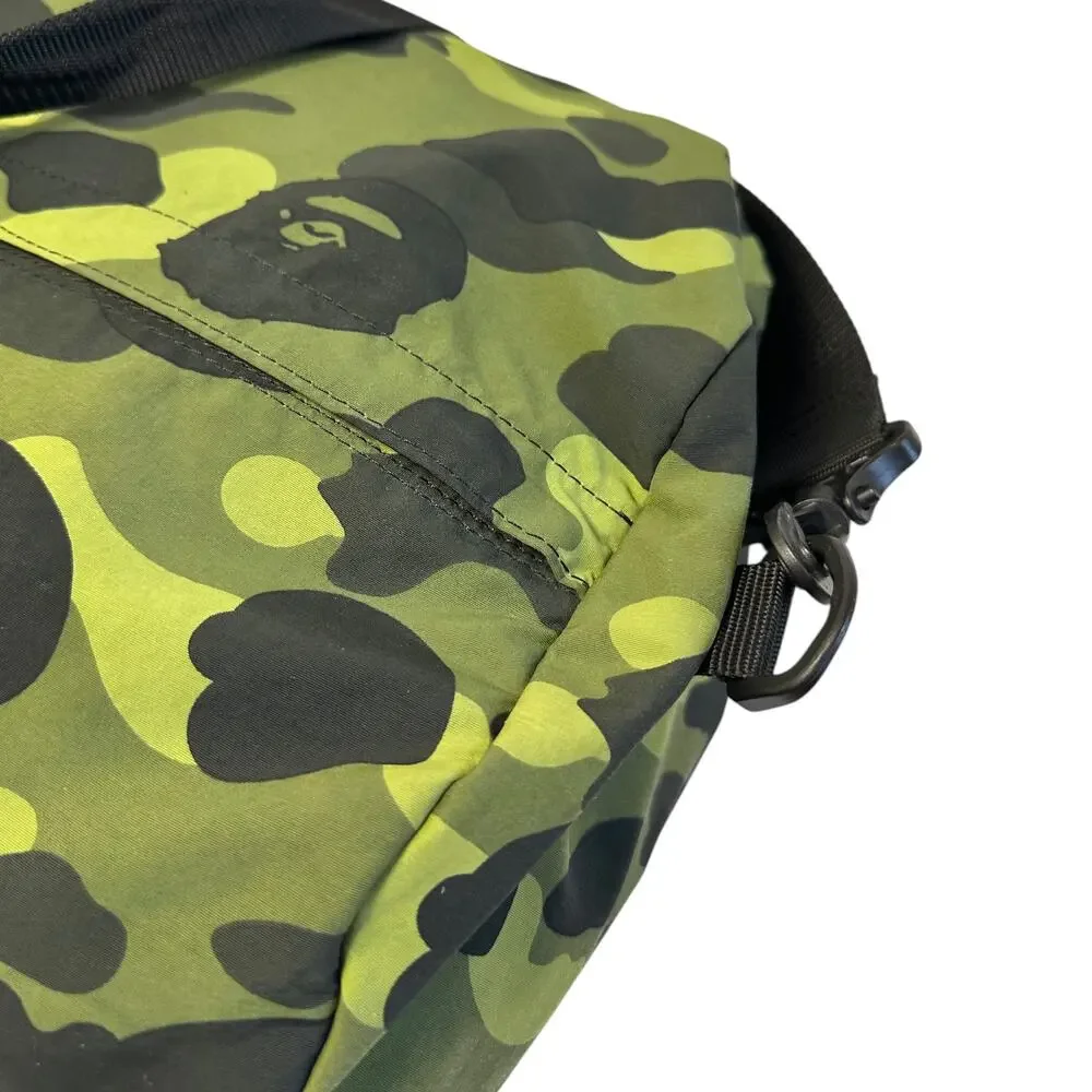 Bape Green Camo Medium Carry On Duffle Bag